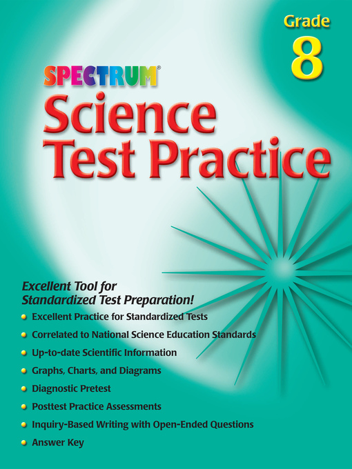 Title details for Science Test Practice, Grade 8 by Spectrum - Available